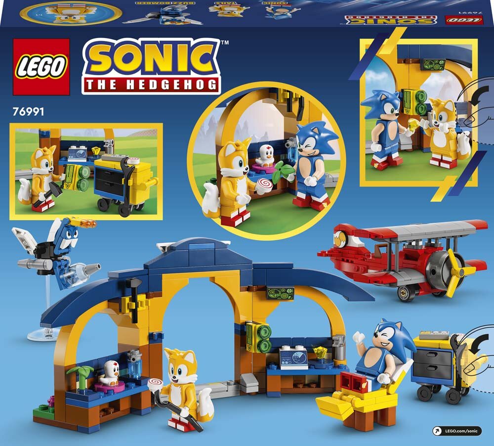 LEGO Sonic The Hedgehog - Tails' værksted og Tornado-fly 6+