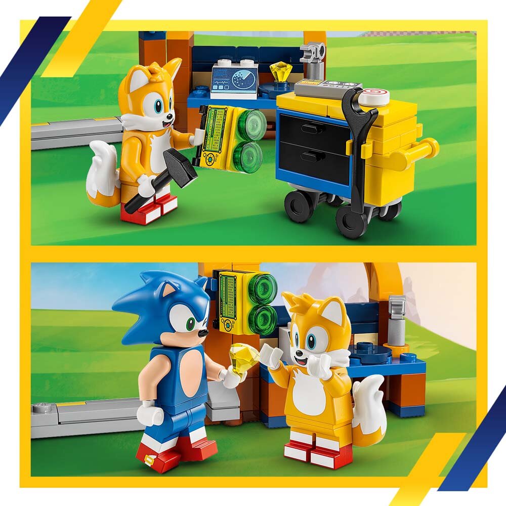 LEGO Sonic The Hedgehog - Tails' værksted og Tornado-fly 6+