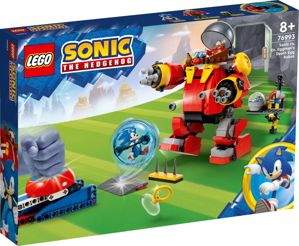 LEGO Sonic The Hedgehog - Sonic mod dr. Eggmans dødsæg-robot 8+