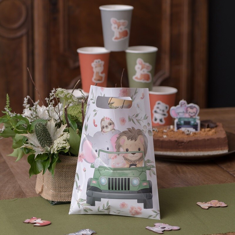 Baby Safari - Slikposer i luksuriøst papir 10 stk