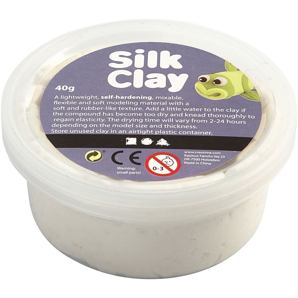 Silk Clay® - Hvid, 40 gram
