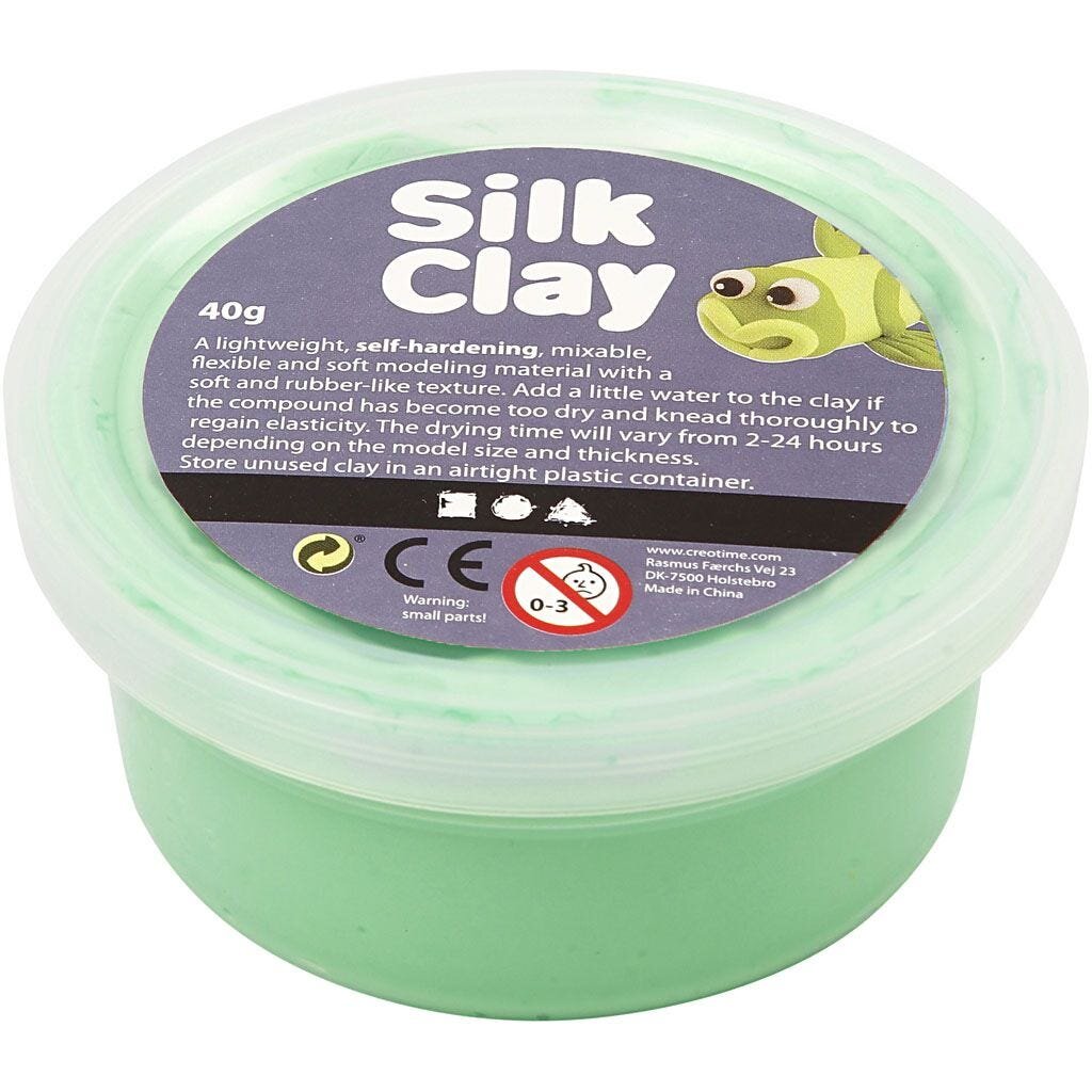 Silk Clay® - Grøn, 40 gram