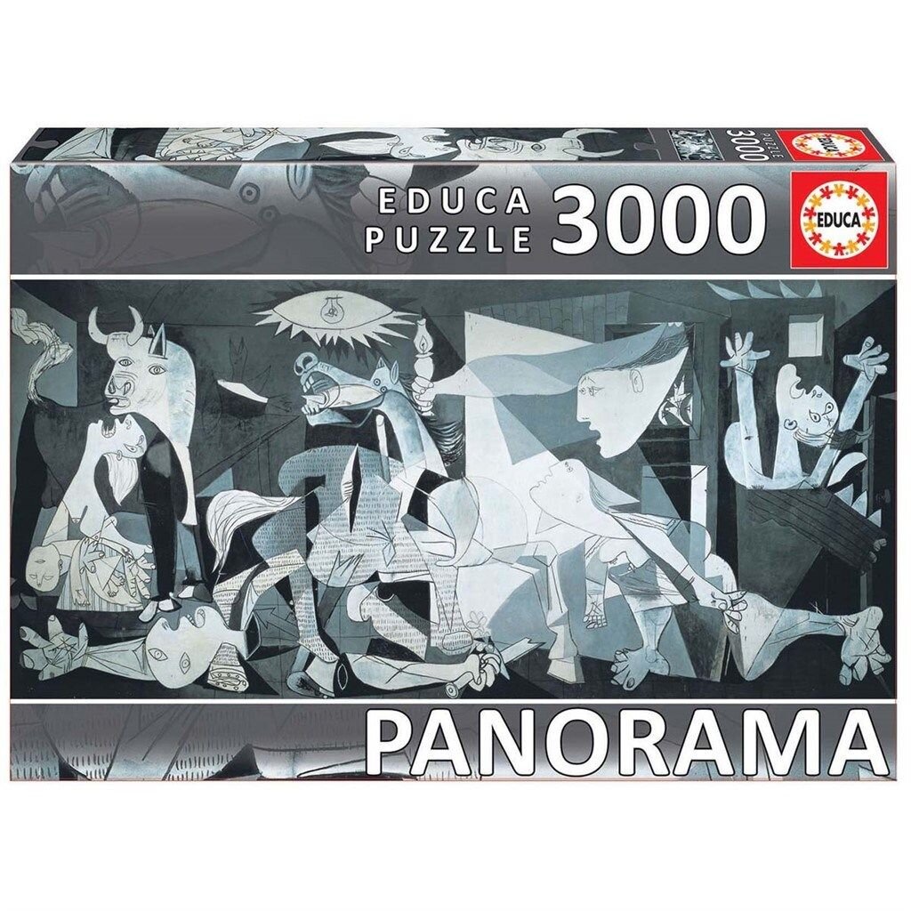 Educa Panorama Puslespil, Guernica - Pablo Picasso 3000 brikker