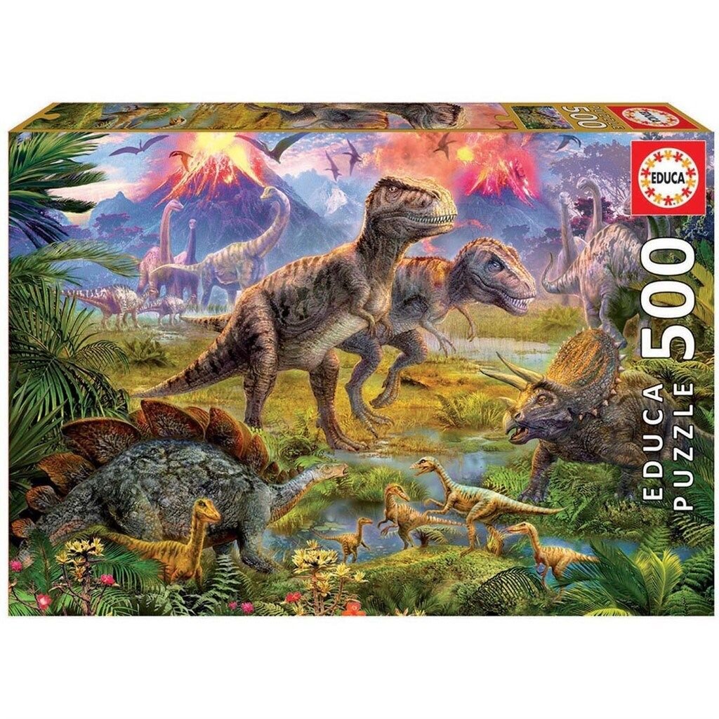Educa Puslespil - Dinosaur Encounter 500 brikker