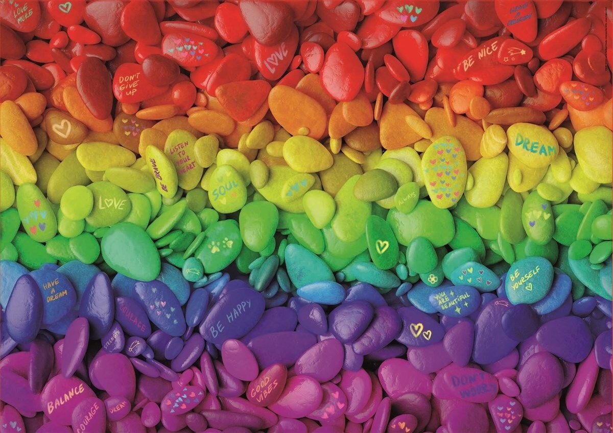 Educa Puslespil - Colored Stones 500 brikker