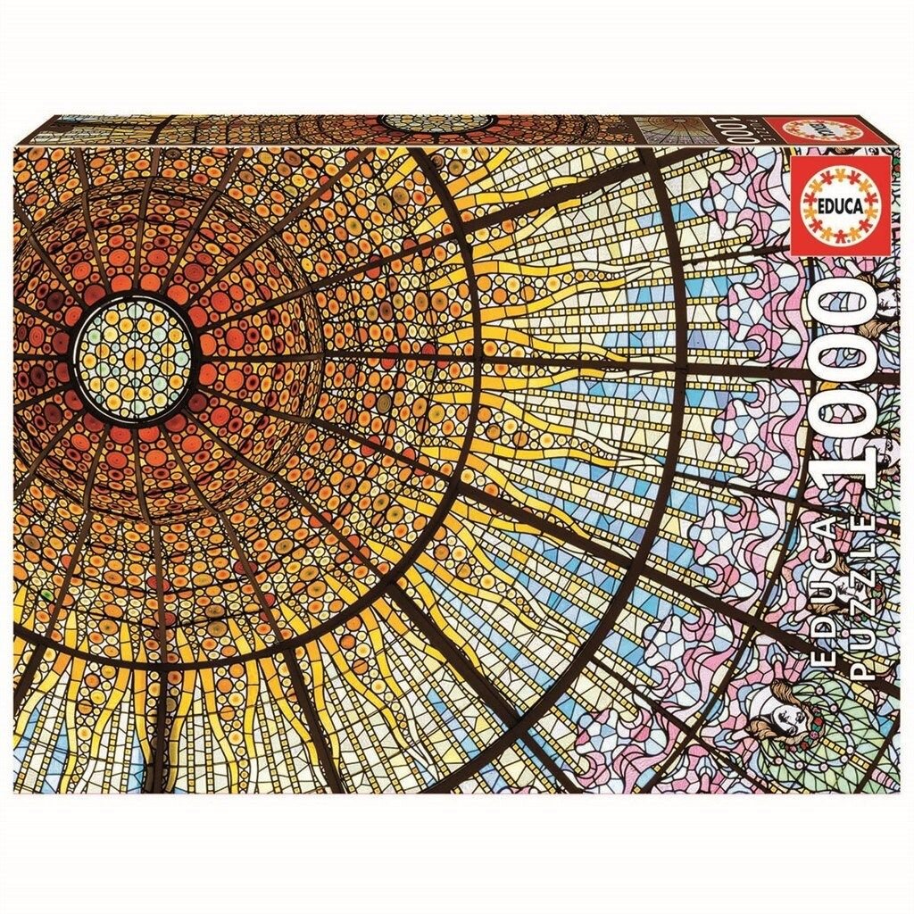 Educa Puslespil - Palace of Catalan Music 1000 brikker