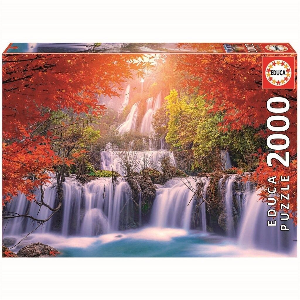 Educa Puslespil - Waterfall in Thailand 2000 brikker