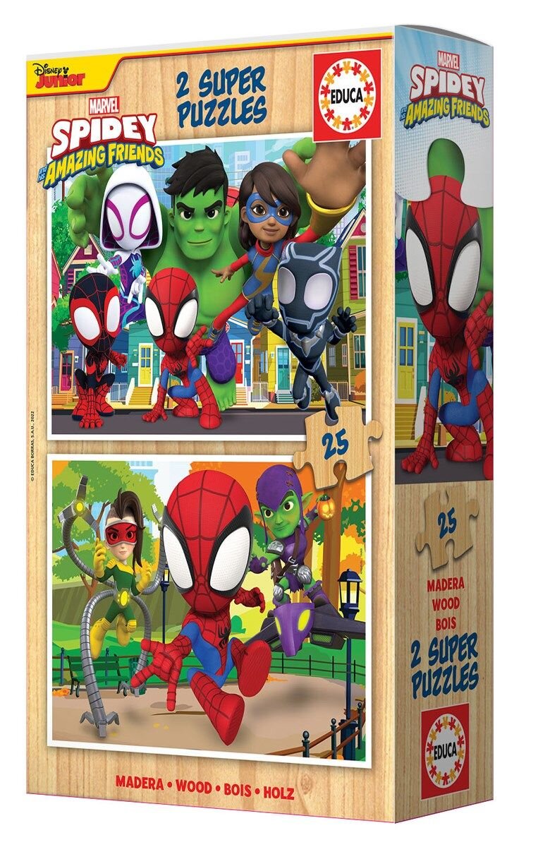 Educa Puslespil, Spidey & His Amazing Friends 2x25 brikker