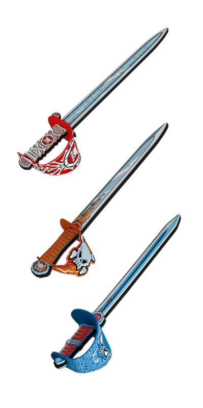 Piratsværd i blødt skummaterial