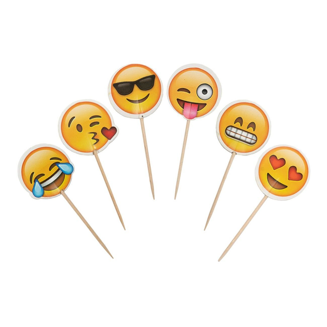 Emoji Caketoppers 24-pack