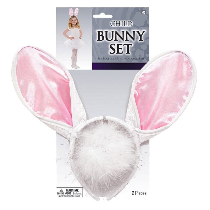 Maskeradetilbehør Kaninører og hale