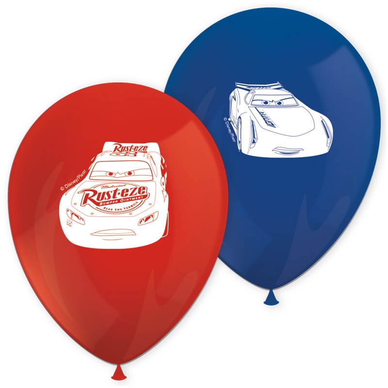 Disney Biler - Balloner 8 stk