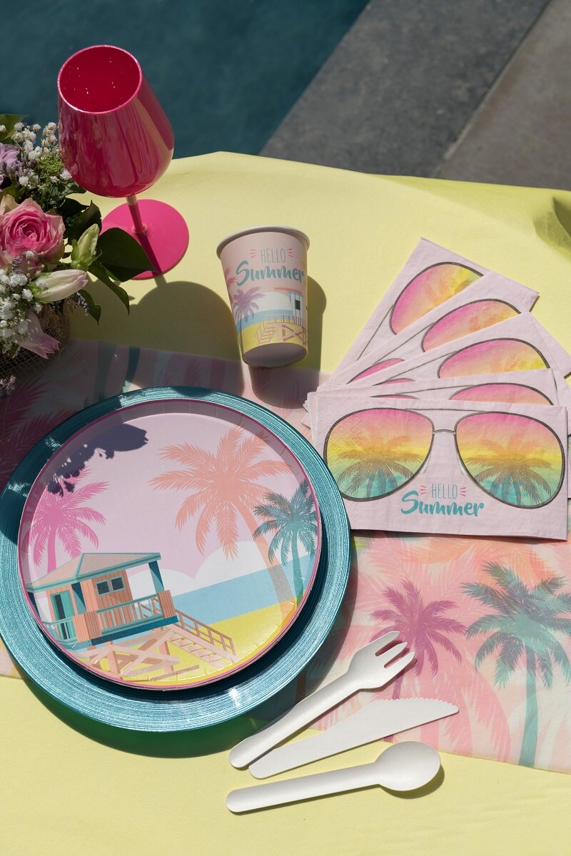 Miami Beach - Tallerkener 10 stk