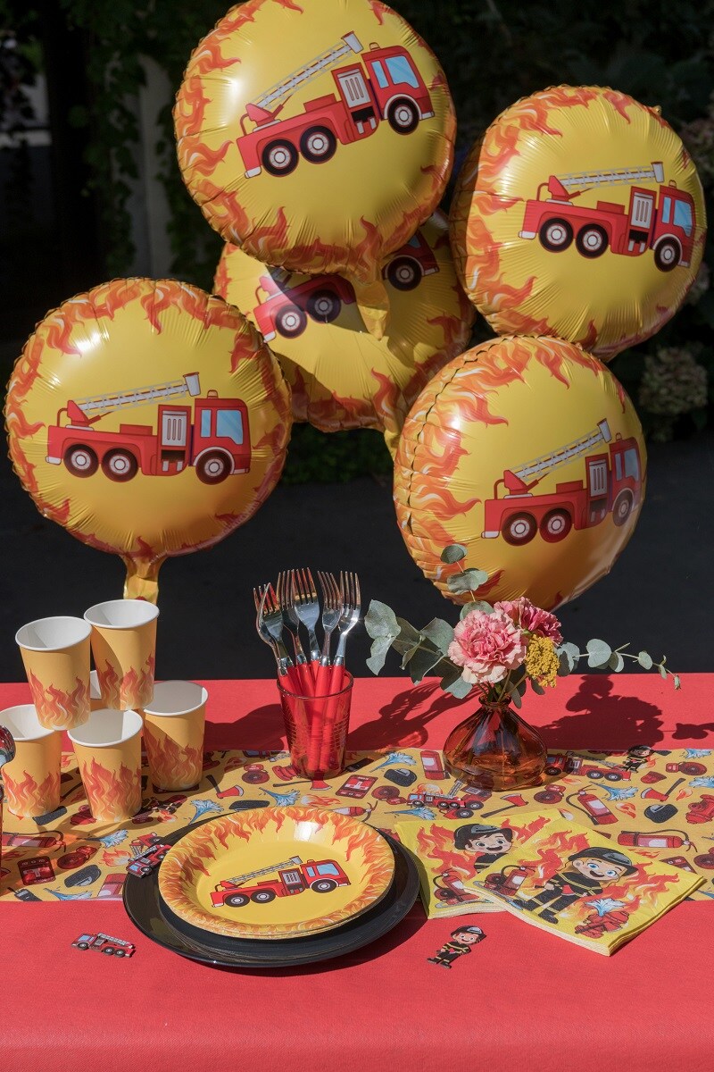 Brandbil Tallerkener 10 stk