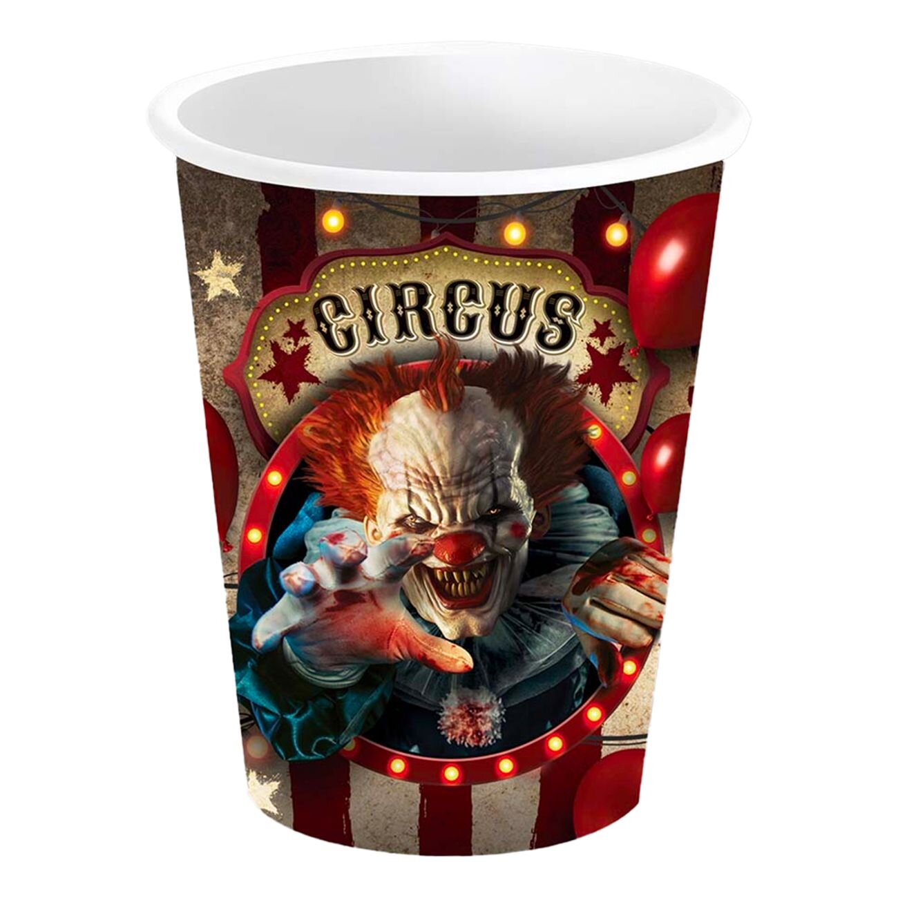 Halloween Circus - Papkrus 6 stk