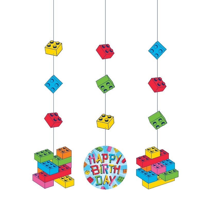 Block Party - Hængende dekorationer 3 stk