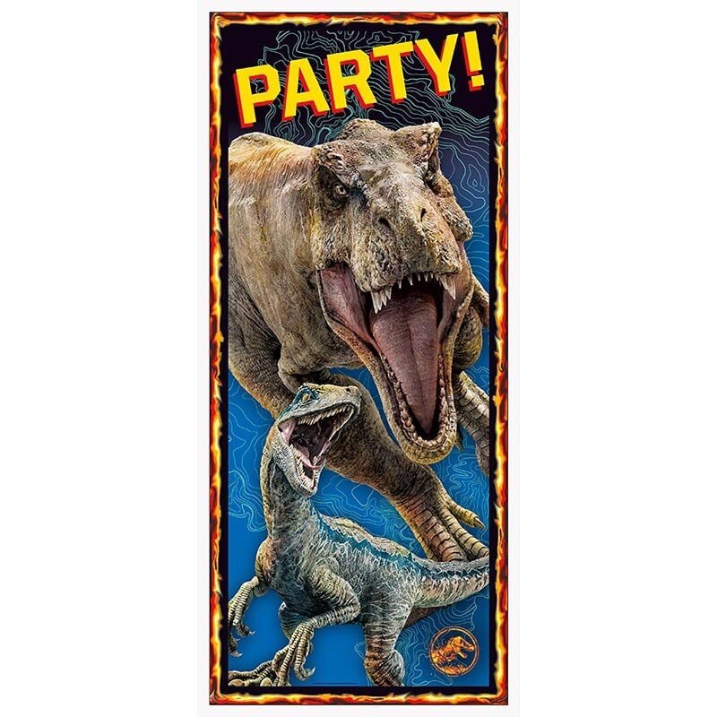 Jurassic World - Dørdekoration 152 x 68 cm