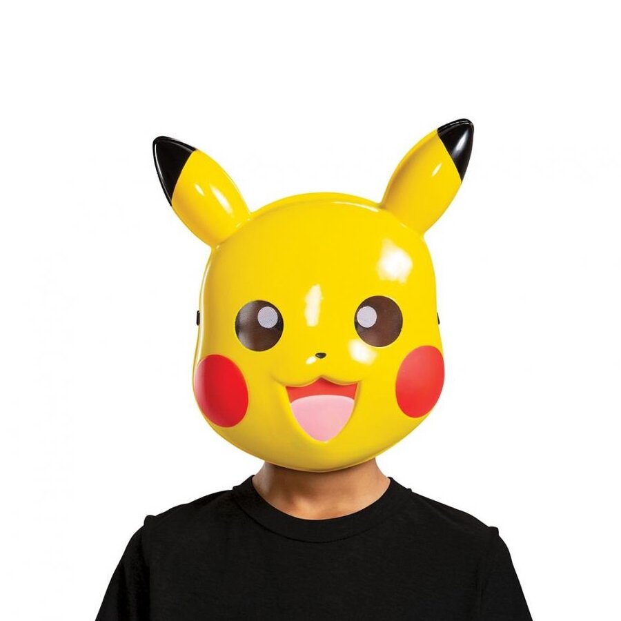 Pokémon Pikachu Ansigtsmaske Børnestørrelse