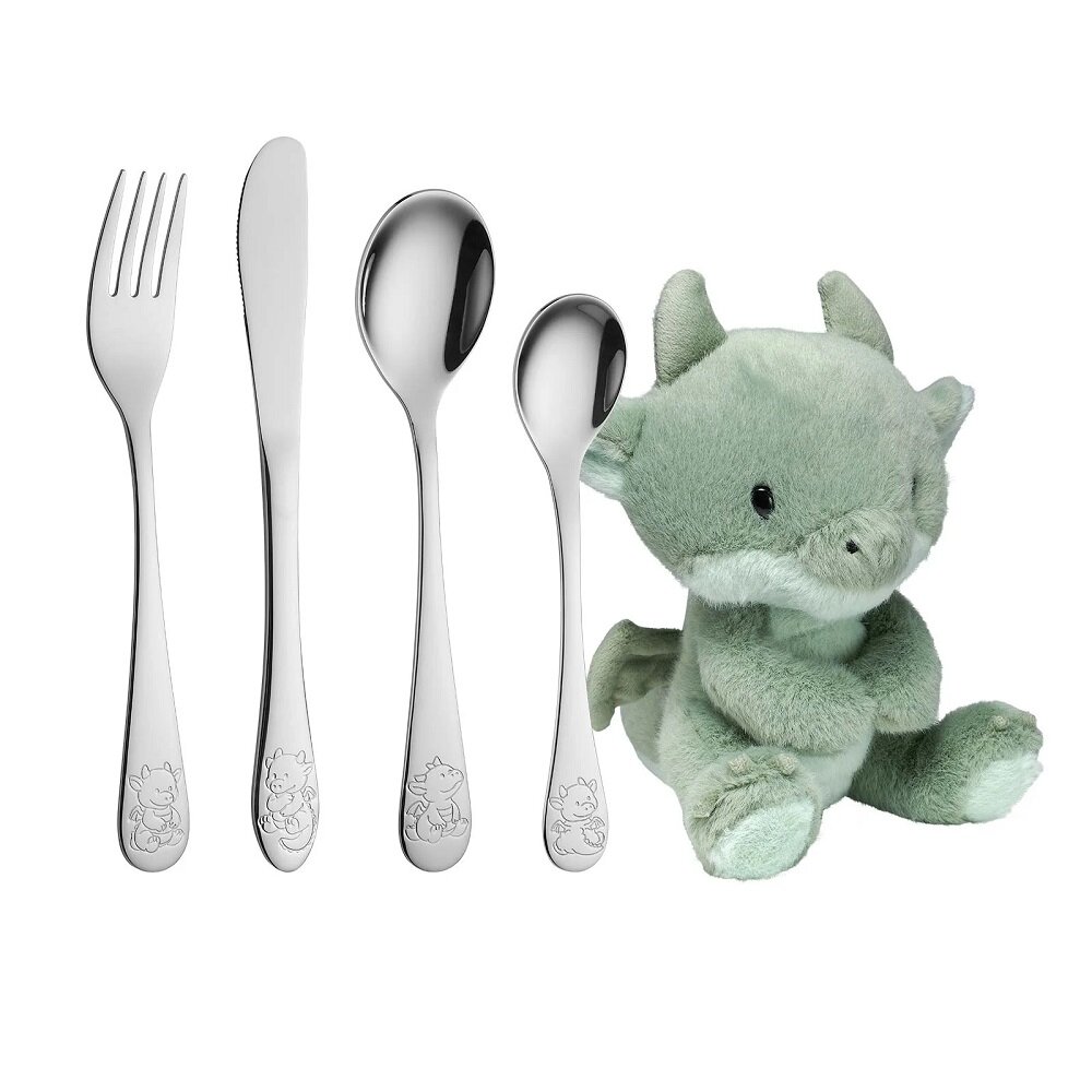 Dåbsgave Drage - Bestiksæt med Bamse