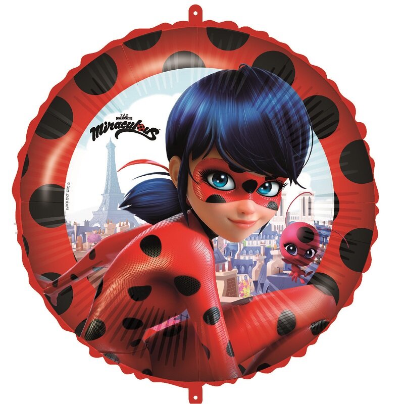 Miraculous Ladybug - Folieballon med ballonvægt 46 cm