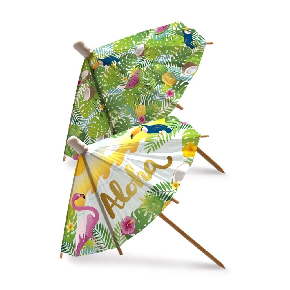 Aloha Partypicks Drinkparaply 6 stk
