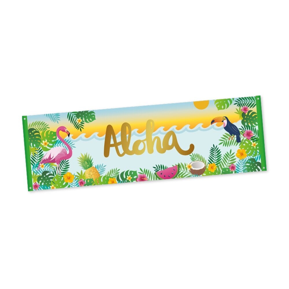 Aloha Dekorationsbanner i stof 230 cm