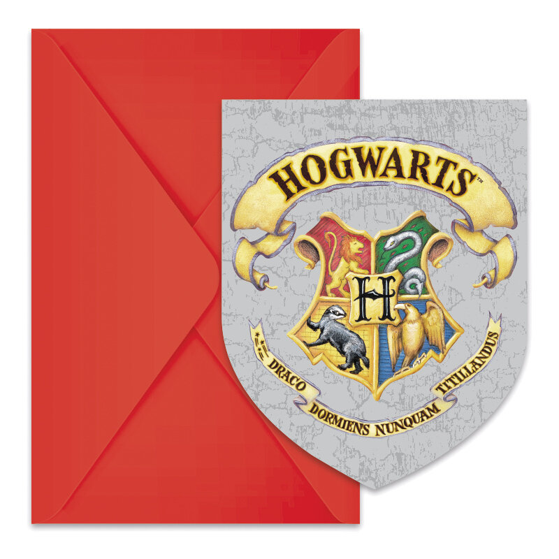 Harry Potter - Invitationer 6 stk