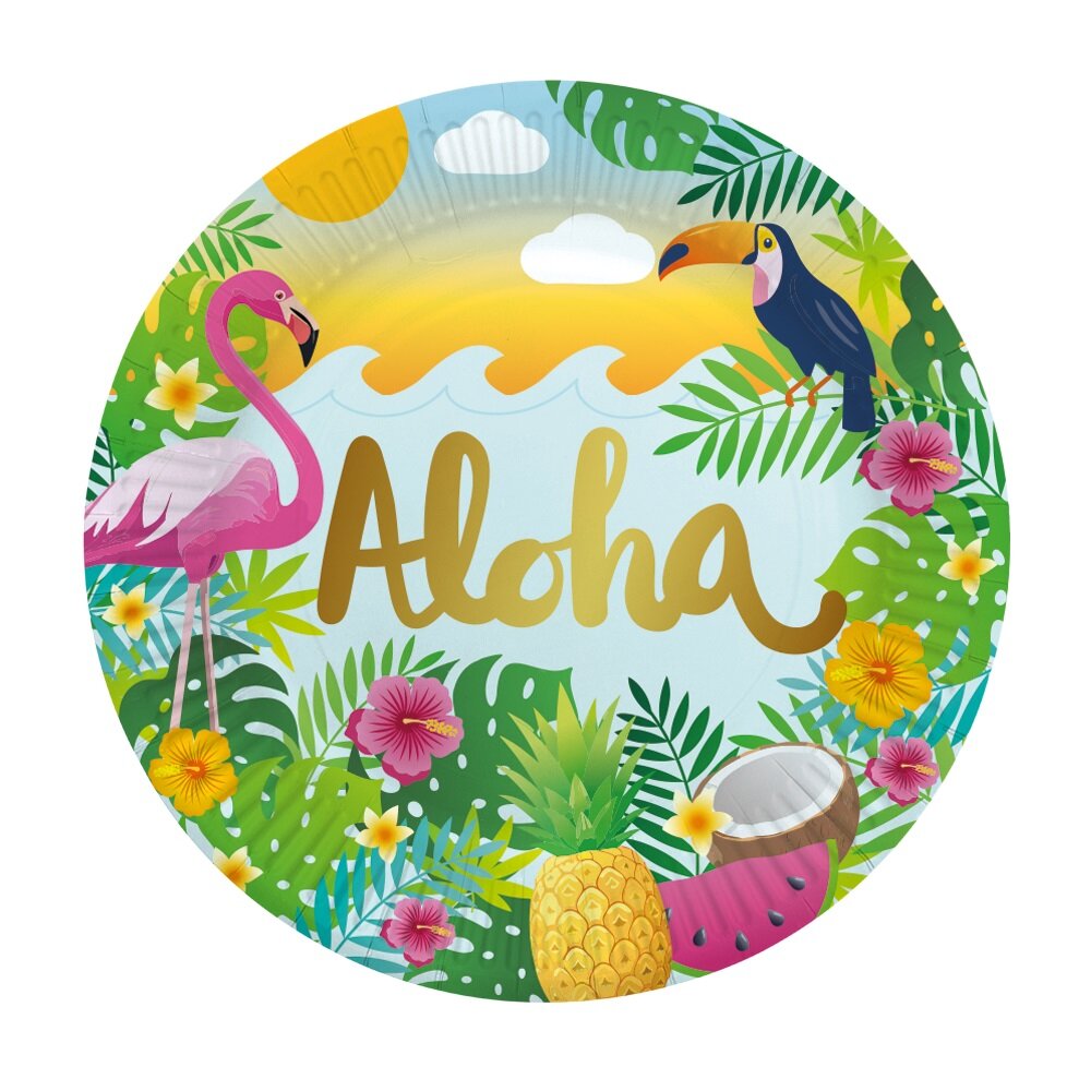 Aloha Tallerkener 8 stk
