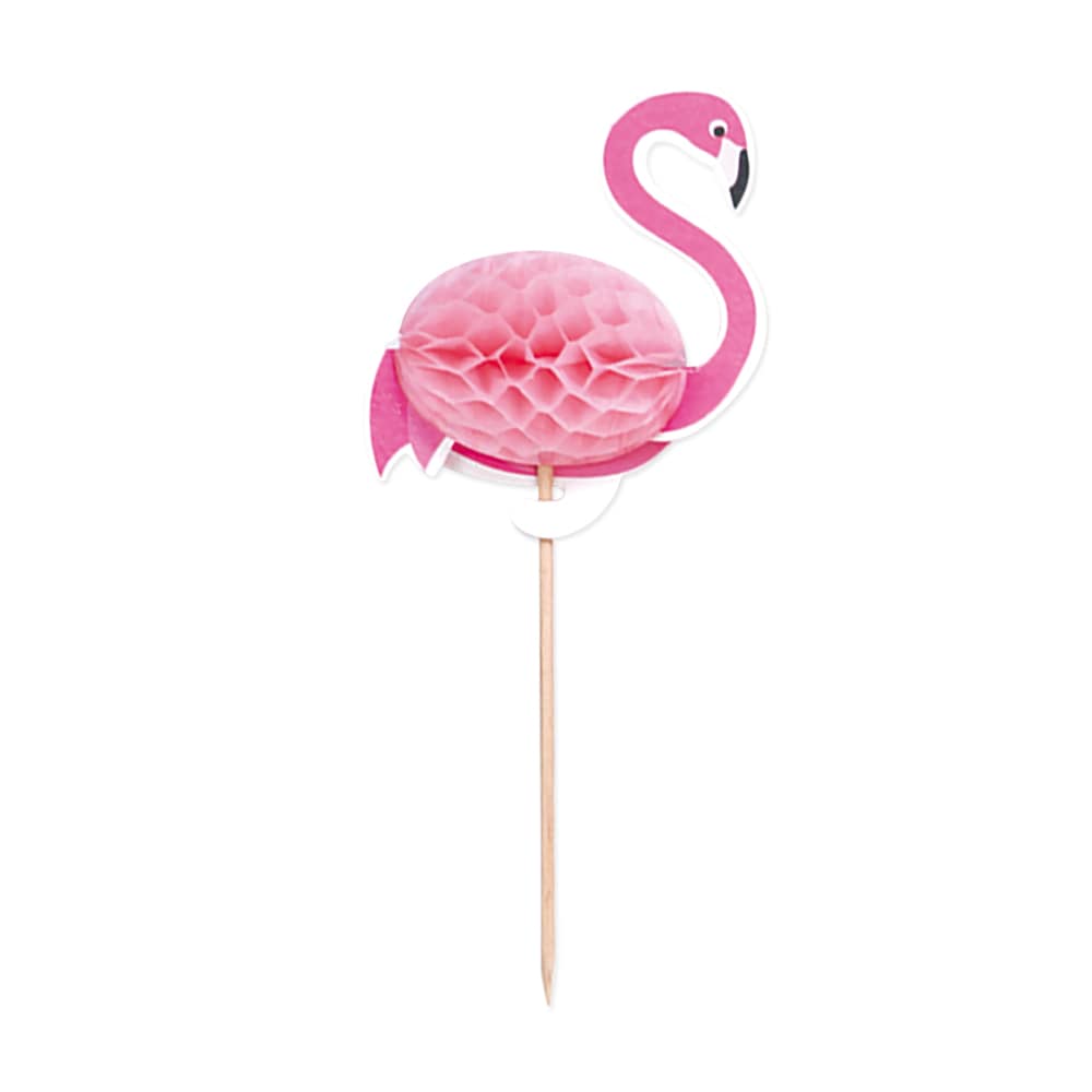 Muffindekorationer Flamingos 10 stk