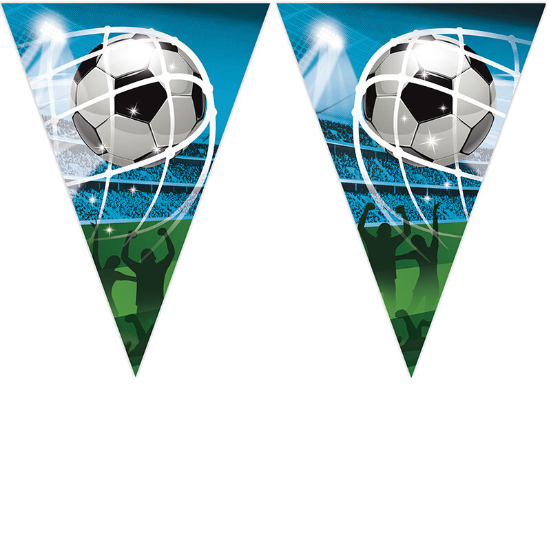 Fodbold Fans - Flagguirlande 230 cm