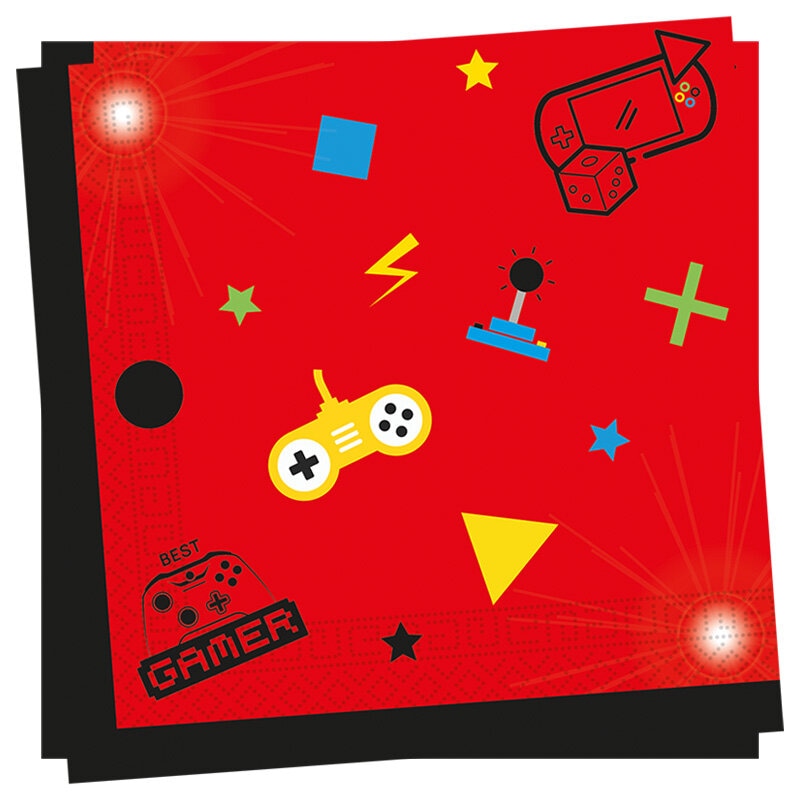 Gamers Party - Servietter 20 stk