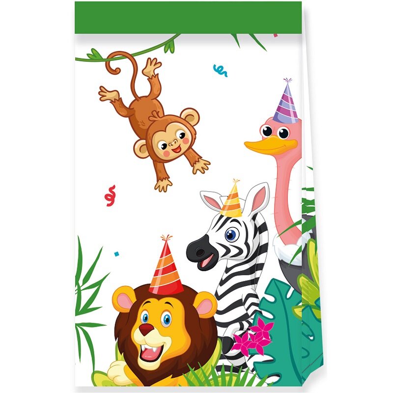 Jungle Balloons - Slikposer af papir 4 stk