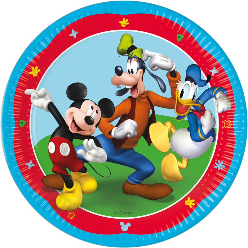 Mickey Mouse - Tallerkner 8 stk