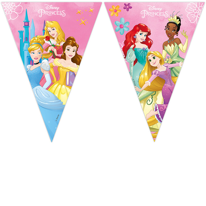 Disney Prinsesser - Flagguirlande 230 cm