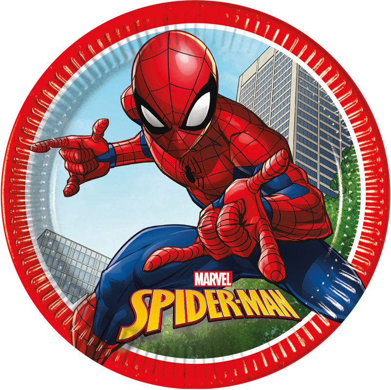 Spider-Man - Tallerkner 8 stk