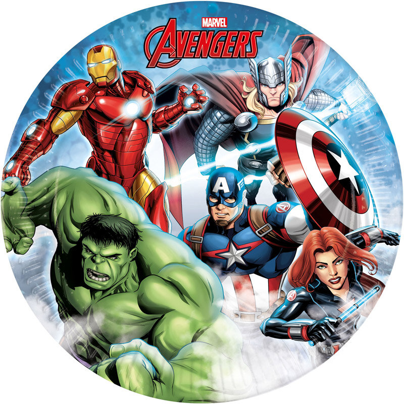 Avengers - Tallerkner 8 stk