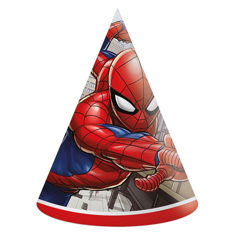 Spiderman - Festhatte 6 stk