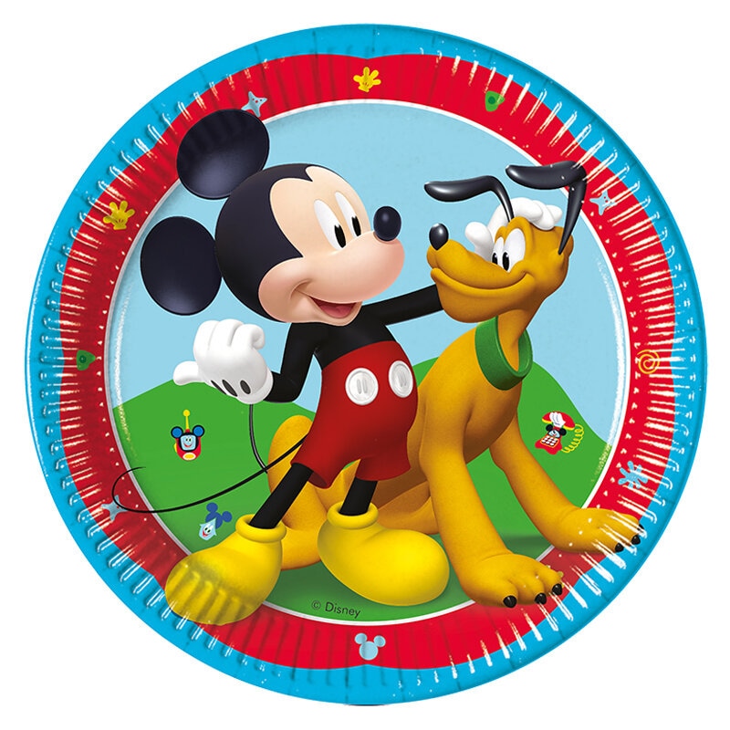 Mickey Mouse - Tallerkner 20 cm 8 stk