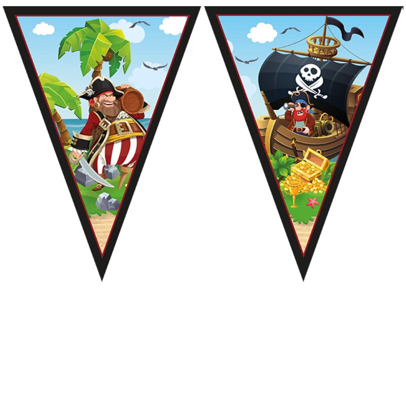 Pirates Island - Flagguirlande 230 cm