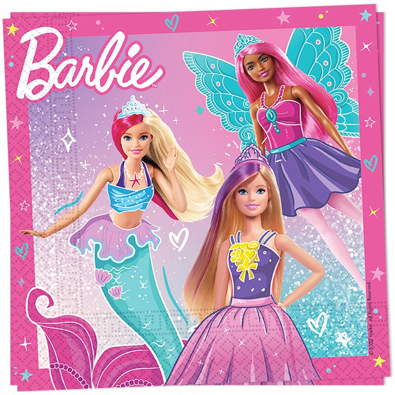 Barbie - Servietter 20 stk