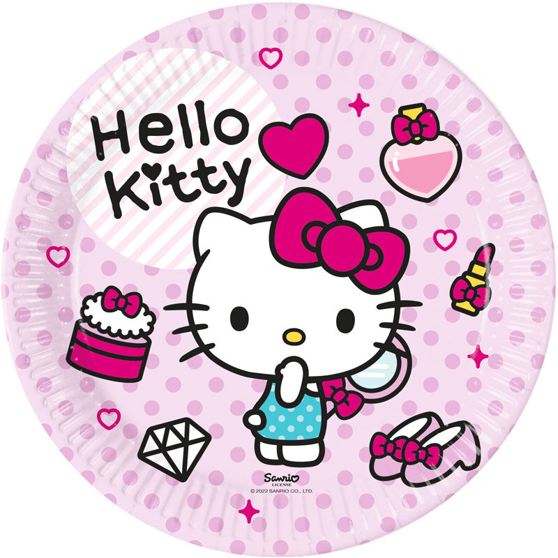 Hello Kitty - Tallerkner 8-pak