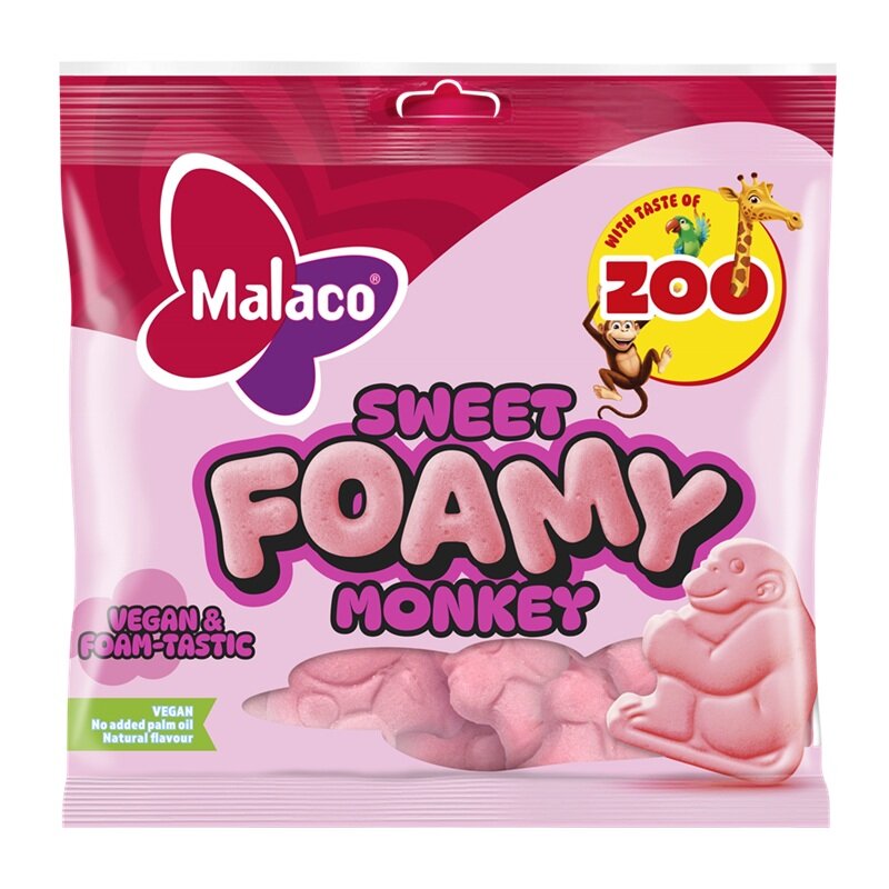 Malaco Foamy Zoo Monkey 115 gram