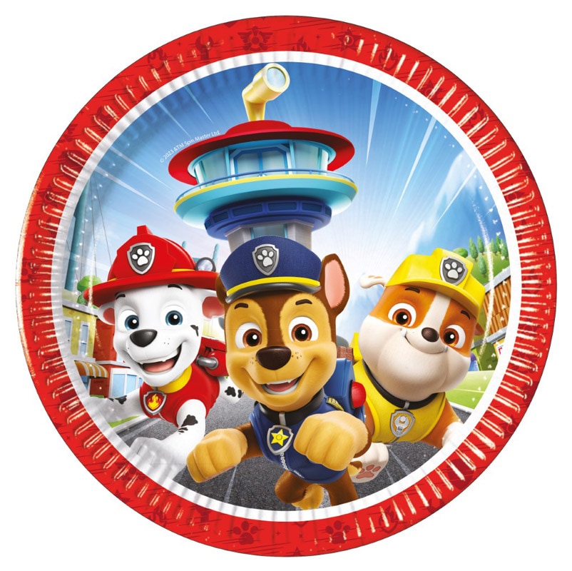 Paw Patrol - Tallerkener 19,5 cm 8 stk