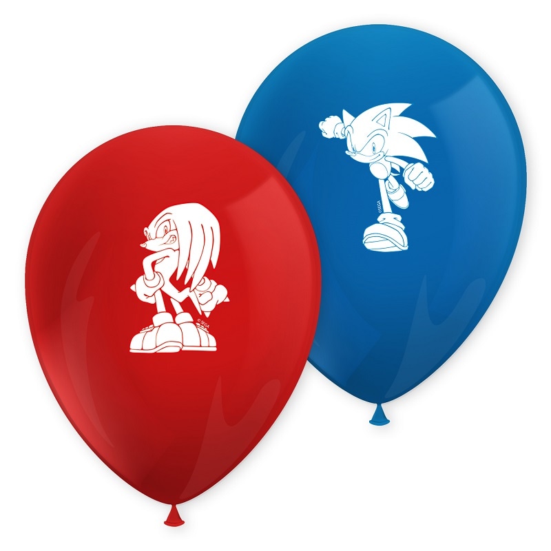 Sonic the Hedgehog - Balloner 8 stk