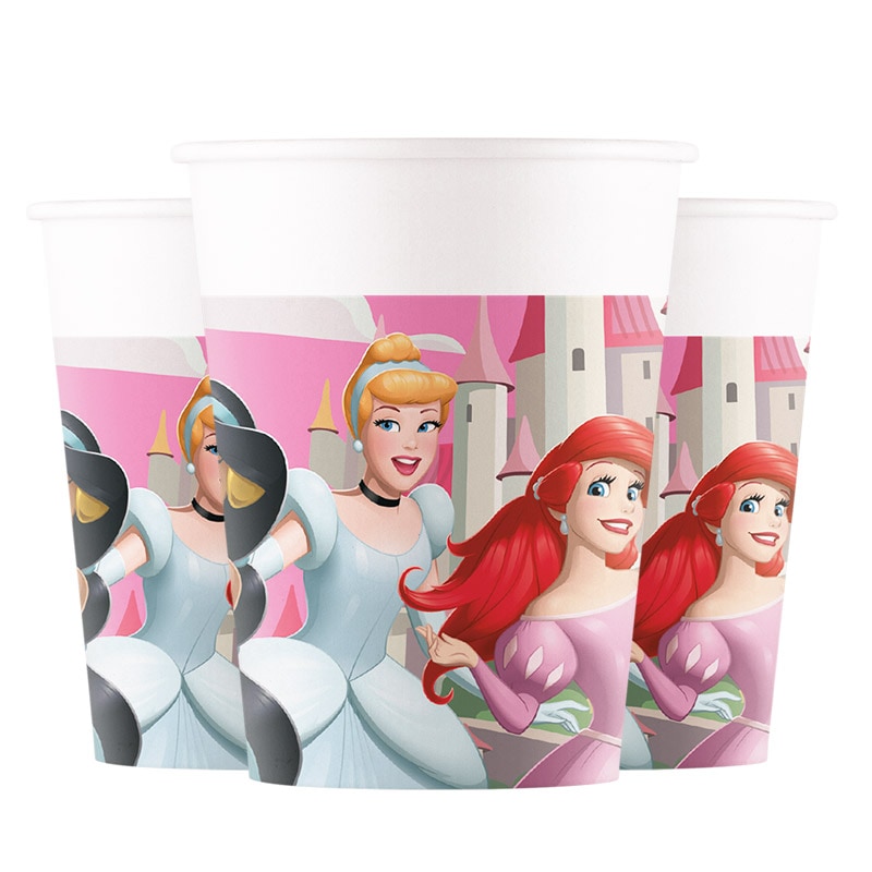 Disney Prinsesser - Papkrus 8 stk