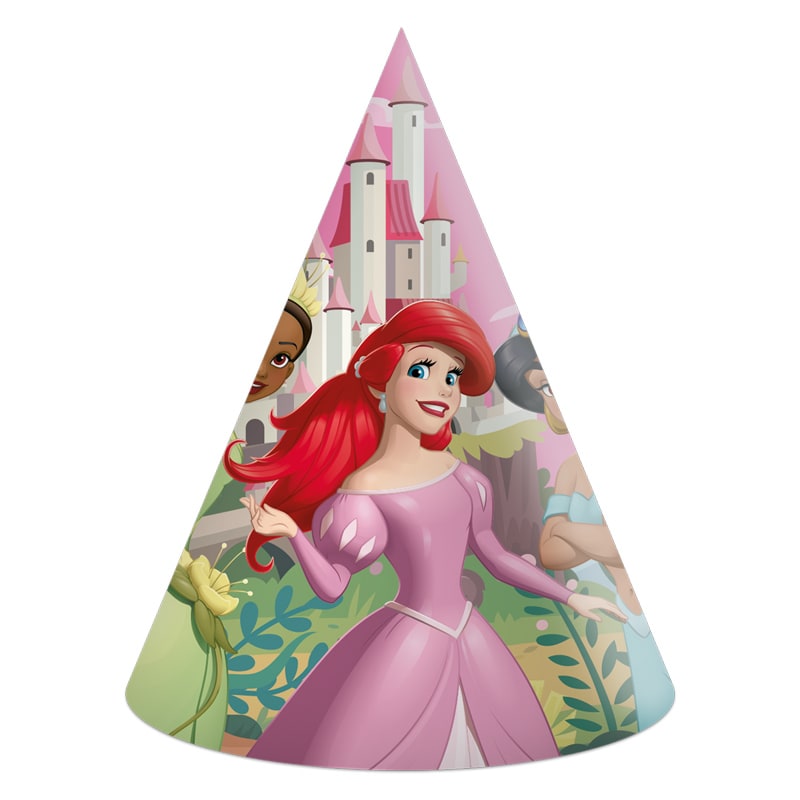 Disney Prinsesser - Festhatte 6 stk