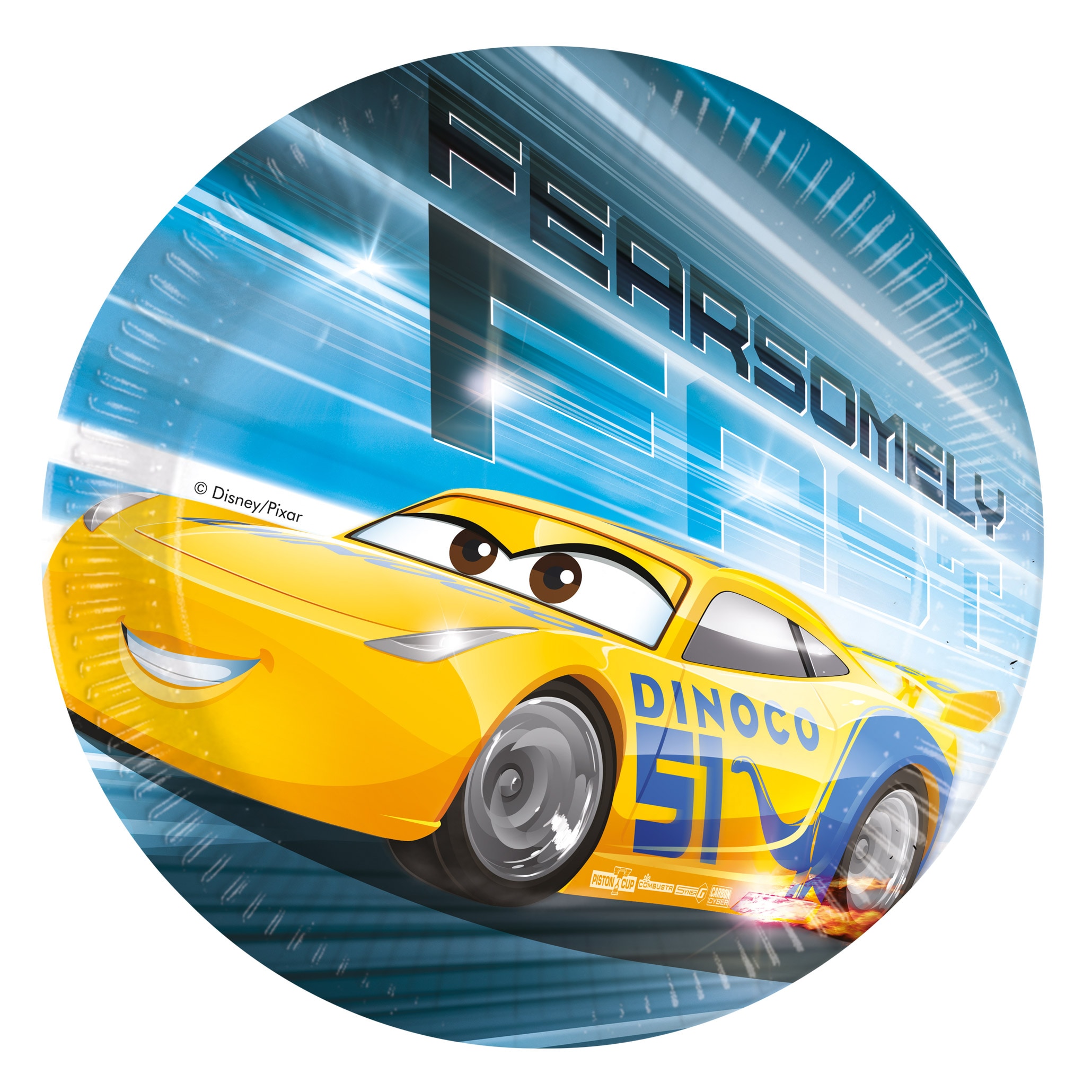 Disney Biler - Tallerkener 19,5 cm 8 stk