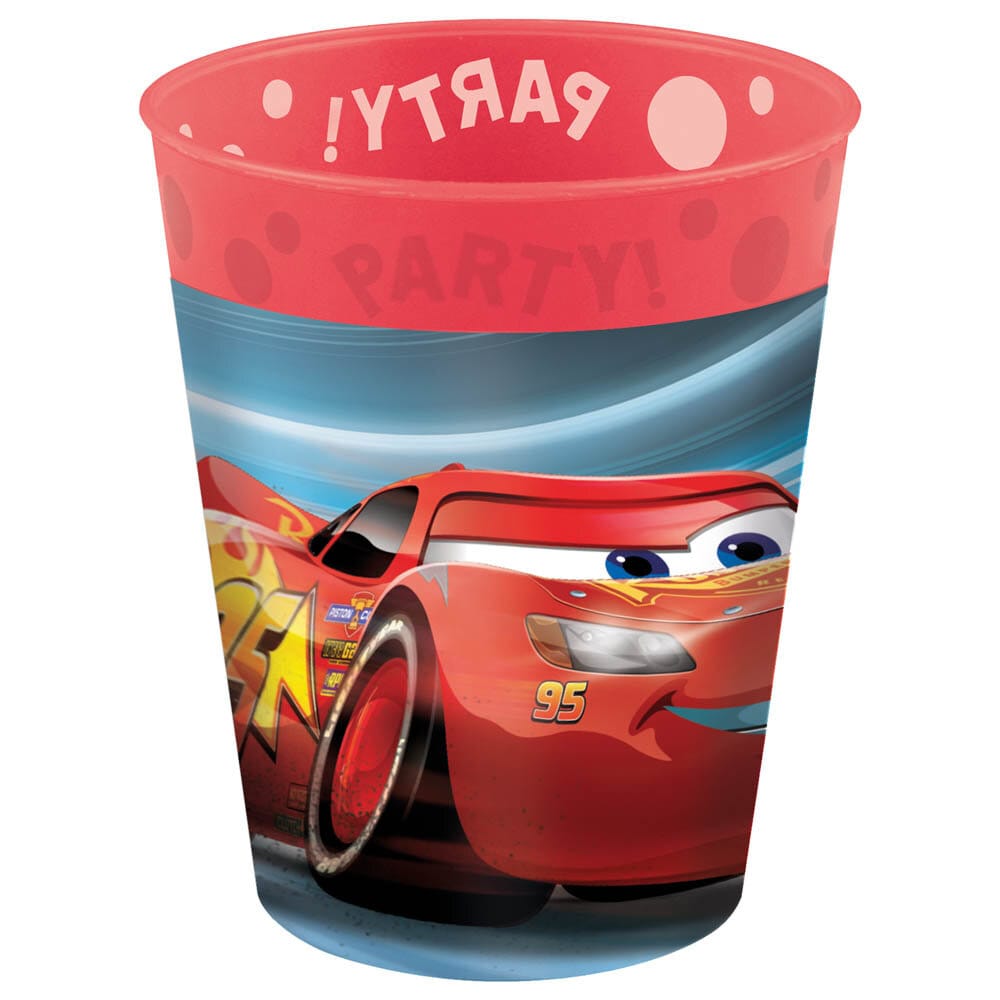 Disney Biler - Plastkrus 250 ml, 4 stk