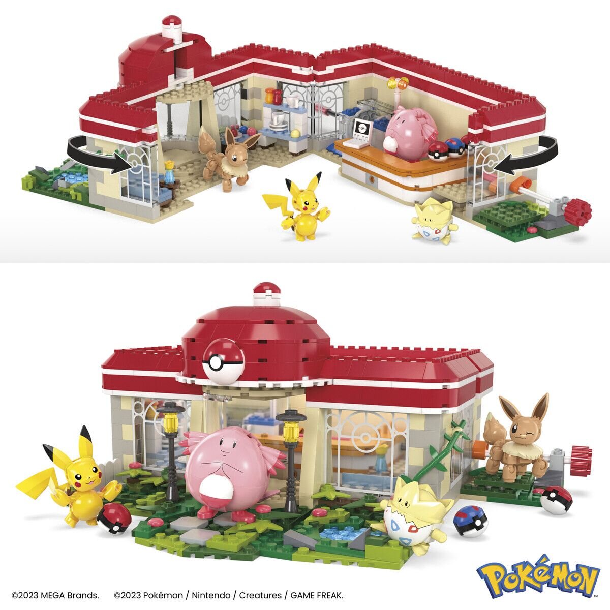 Pokémon - Mega Construction Sæt Pokémon Center