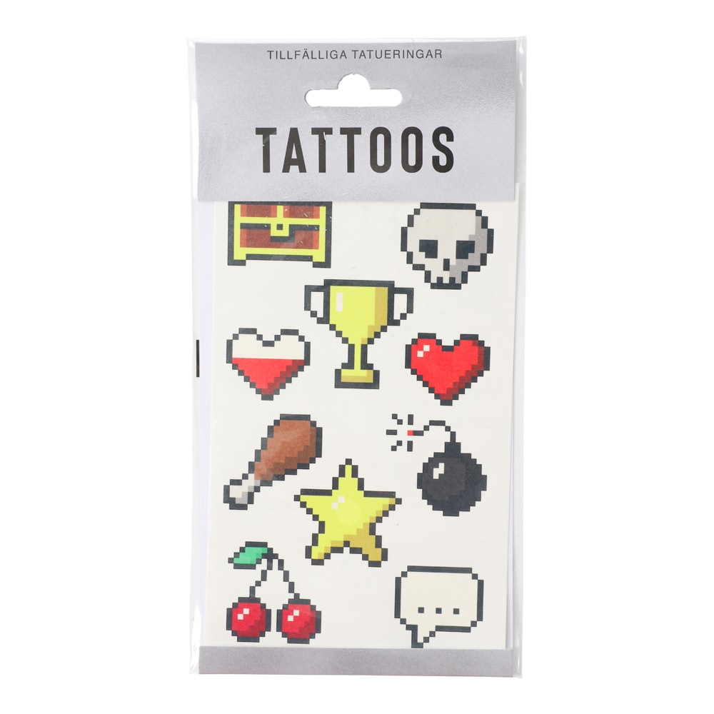 Pixel Tatoveringer 10 stk